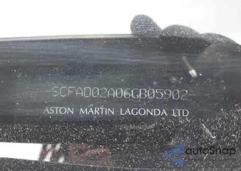 2006 Aston Martin Db9 Volante z USA, uszkodzony, nr VIN SCFAD02A06GB05902